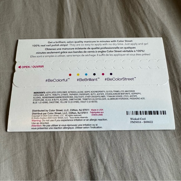 *Retired* Color Street: Wicked Cool | Teal Blue Bright Neon Summer Spring - Picture 4 of 14